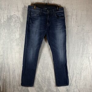 Mavi Jeans Mens 32 /‎ 32 Zach Straight Leg Dark Wash Demin Stretch